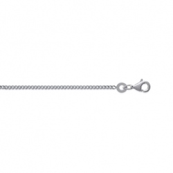 Chaîne Maille Gourmette 50 cm en Argent 925/1000ème épaisseur 1,60 mm