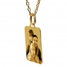 collier personnalisé pendentif gravé avec une photo