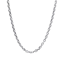 Chaîne maille forçat 50cm en argent 925/1000ème