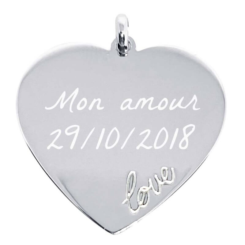 Pendentif Coeur Porte-photo En Argent 925 Maty - Occasion, Style Vintage