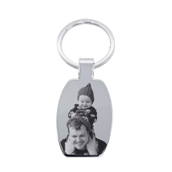 Porte clé photo personnalisé avec une gravure