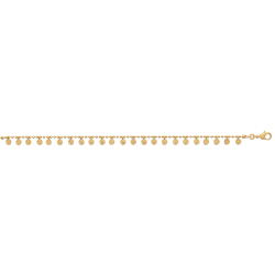 Bracelet Plaqué Or 750 avec...